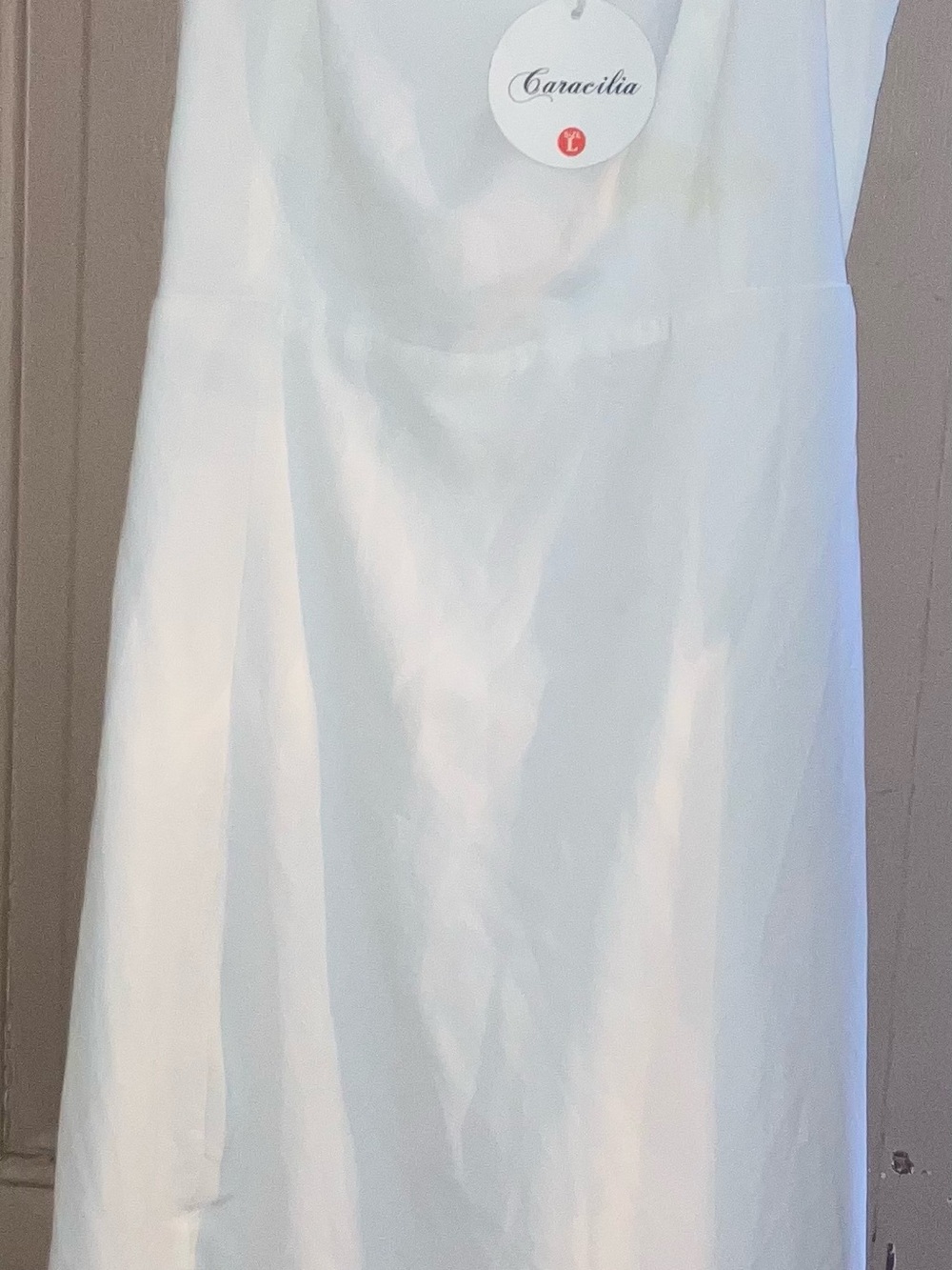 Caracilia White Satin Dress !Accepting Offers/Bundle Deals!